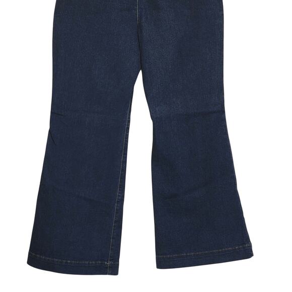 Sophia Jeans by Sophia Vergara Blue Denim Trouser Flare High Rise Jeans Size 12 - Picture 12 of 16